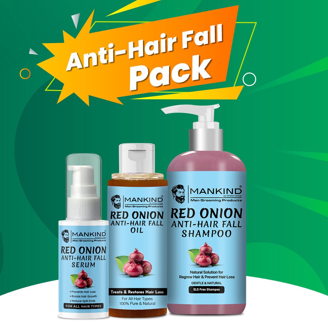 Red Onion Anti Hair Fall Pack - Prevents Hair Fall, Promotes Hair Regrowth & Strengthen Hair - ChiltanPure