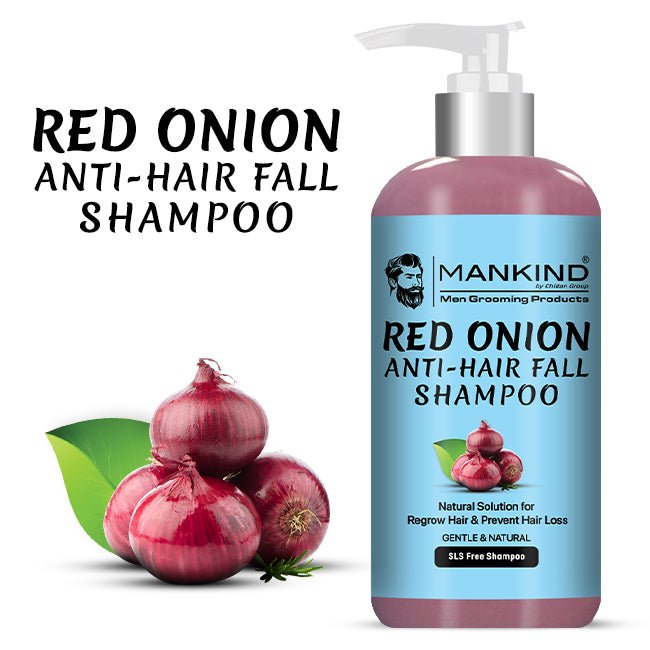 Red Onion Anti-Hair Fall Shampoo - Natural Solution for Hair Regrowth & Prevents Hair Loss - ChiltanPure