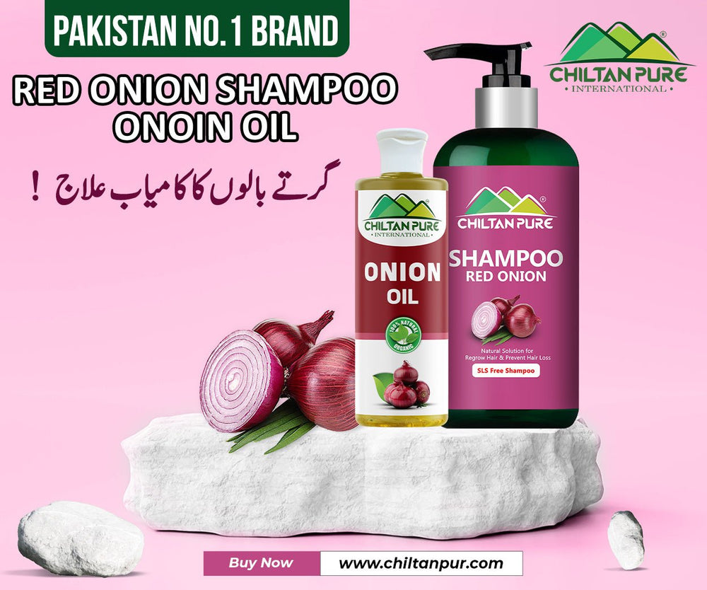 Red Onion Oil 🧅 Reduces Hair Fall &amp; Accelerates Hair Regrowth [پیاز کا تیل].. Trending.... 🔥 - ChiltanPure