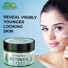Retinol Cream – Hydrates Skin, Treats Severe Acne, Stimulates Collagen Production & Reduce Fine lines - ChiltanPure