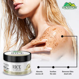 Rice Face & Body Scrub – Exfoliating Facial Scrub Formulated With Rice Microspheres, Absorbs Sebum & Makes Skin Clean, Smooth & Re-Energized - ChiltanPure