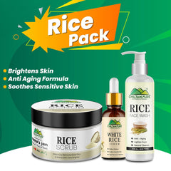 Rice Pack - Removes Dead Skin Cells, Lighten Scars & Reduce Dullness - ChiltanPure