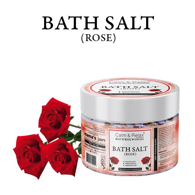 Rose Bath Salt - Blooming Fragrance, Detoxify Skin & Soothes Skin Inflammation - ChiltanPure