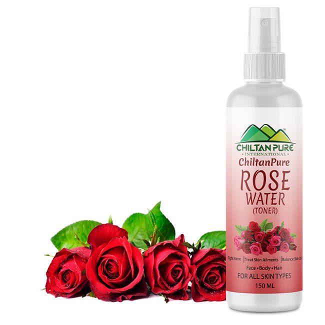 Rose Floral Water - Great Cleanser, Removes Oil &amp; Dirt Accumulated in Clogged Pores [Toner] - ChiltanPure