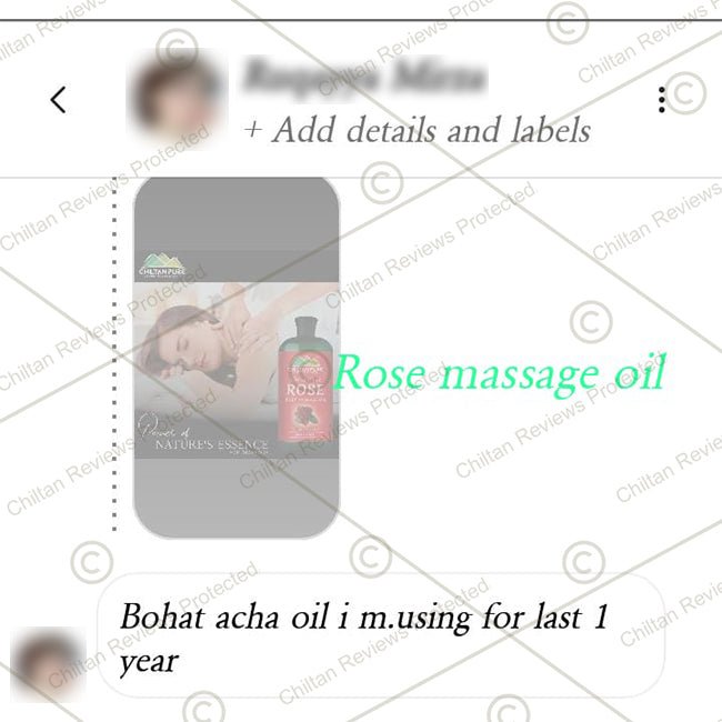 Rose Head & Body Massage Oil – Best Selling✅ - ChiltanPure