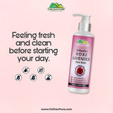 Rose & Lavender Face Wash – Rejuvenates Skin, Promotes Even Skin Tone, Refreshes & Restores skin - ChiltanPure