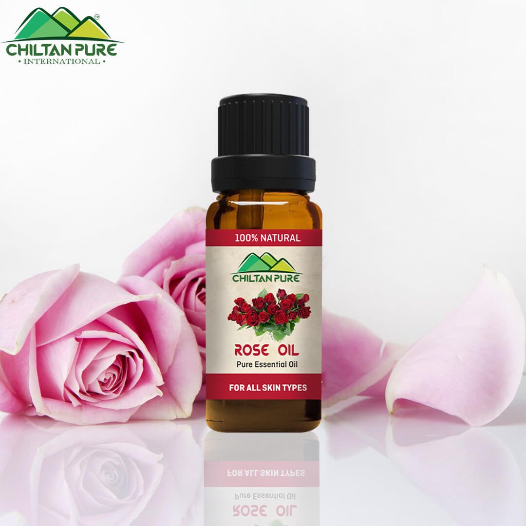 Rose Oil - Secret of Bright &amp; Beautiful Skin [گلاب] - ChiltanPure