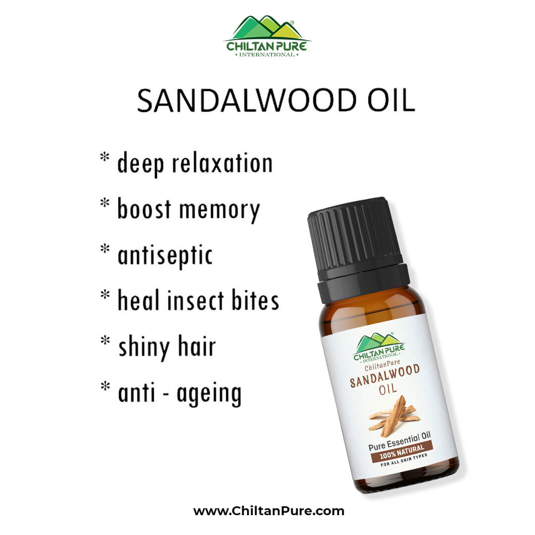 Sandalwood Essential Oil – Natural Sedative, Heals Ailments & Reduces Blood Pressure - ChiltanPure