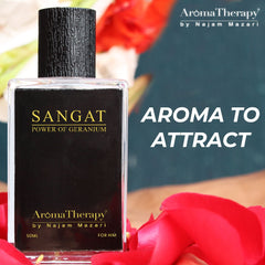 Sangat Natural Perfume -Made With Geranium - A Powerful Fragrance to Inspire!! - ChiltanPure