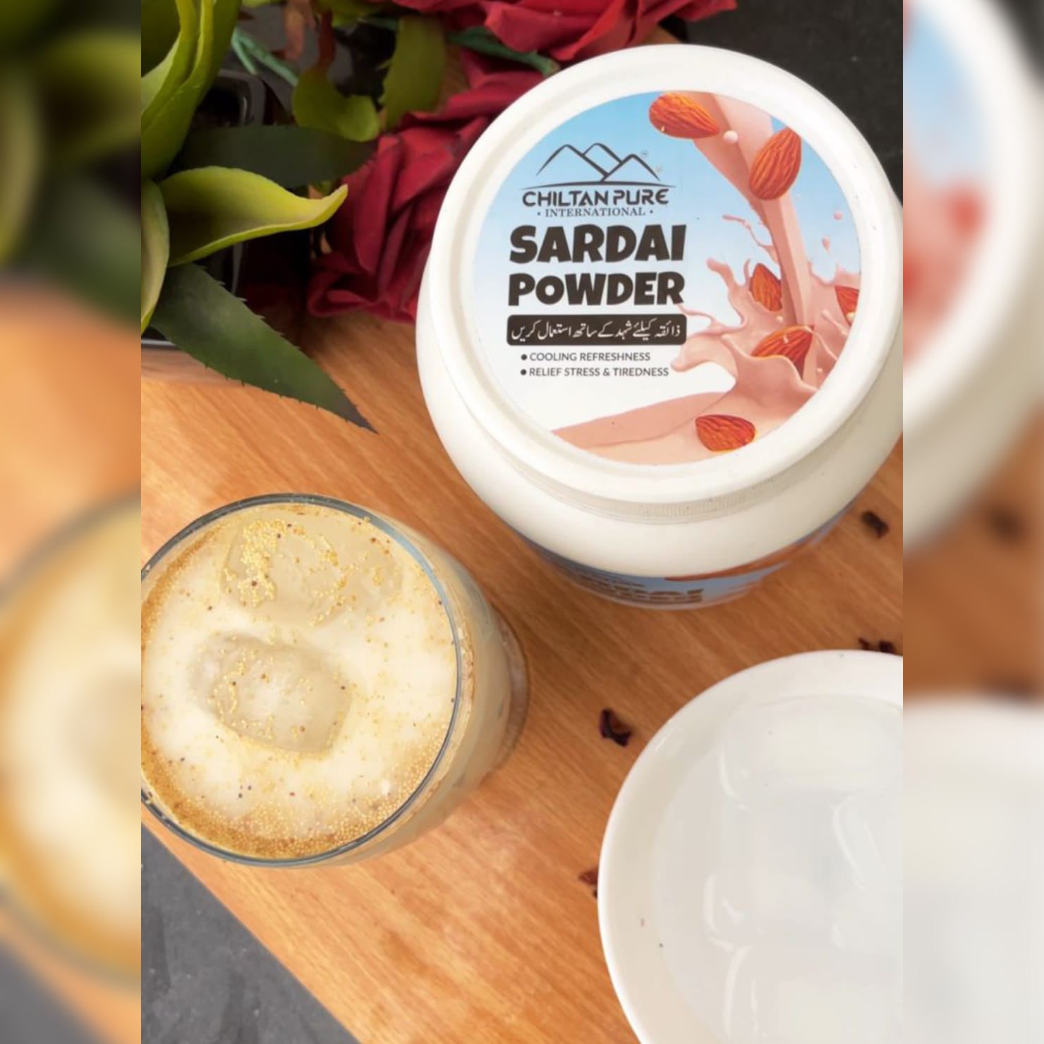 Sardai Powder - Fresh Chilled Drink For An Energy-Full Day that Boosts Immunity, Lowers Stress, Enhances Beauty, and Keeps You Healthy! - ChiltanPure
