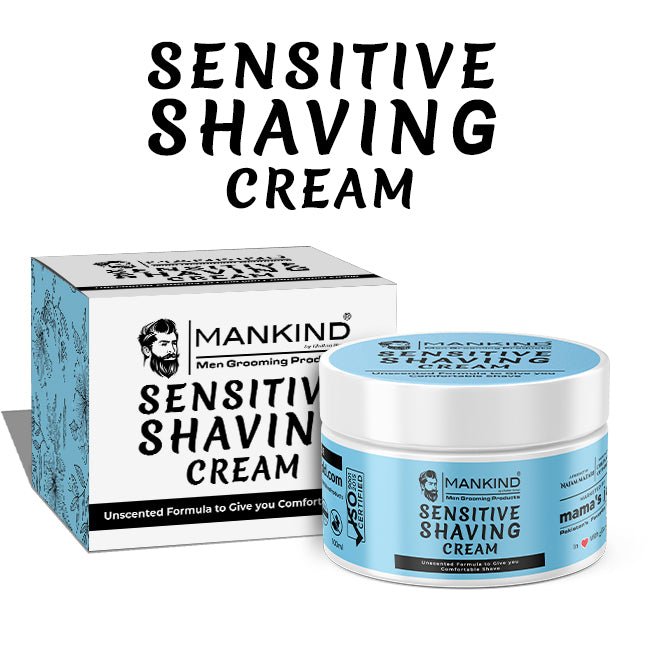 Sensitive Shaving Cream - Provides Smooth Razor Glide, Soften Facial Hair & Reduce Irritation Post Shaving. - ChiltanPure