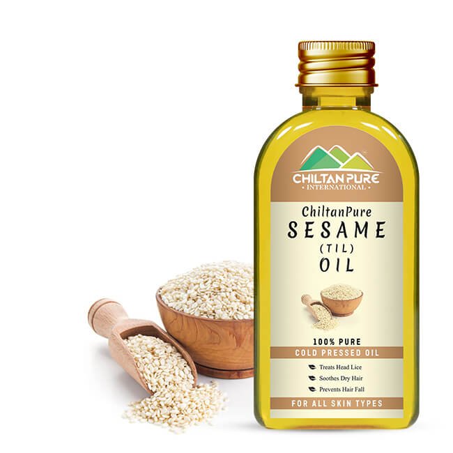 Sesame Oil Cold Pressed – Natural SPF for Skin - ChiltanPure