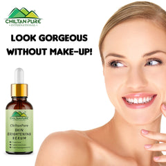Skin Brightening Serum – Anti Aging, Brightens Skin, Treats Acne & Fade Hyperpigmentation - ChiltanPure