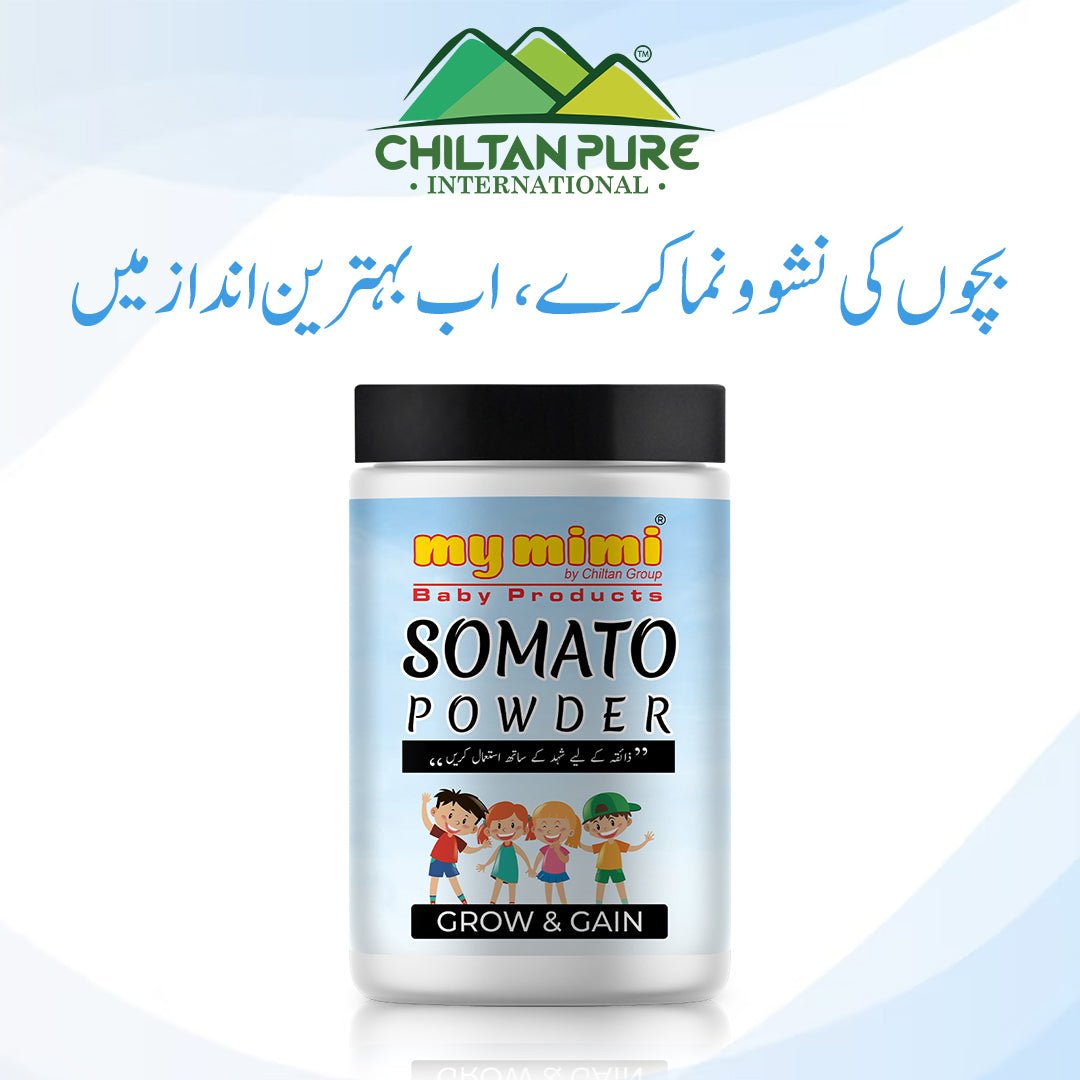 Somato Child Growth Powder 🌿 Natural Healthy Drink for growing kids with prebiotics For Growth, Immunity, Brain & Eye Health For 👧 4Years to 18Years Old Child 👦 - ChiltanPure