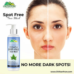 Spot Free Face Wash – Detoxifies Skin, Deep Cleanses Pores, Reduces Blemishes & Protects Skin Barrier - ChiltanPure