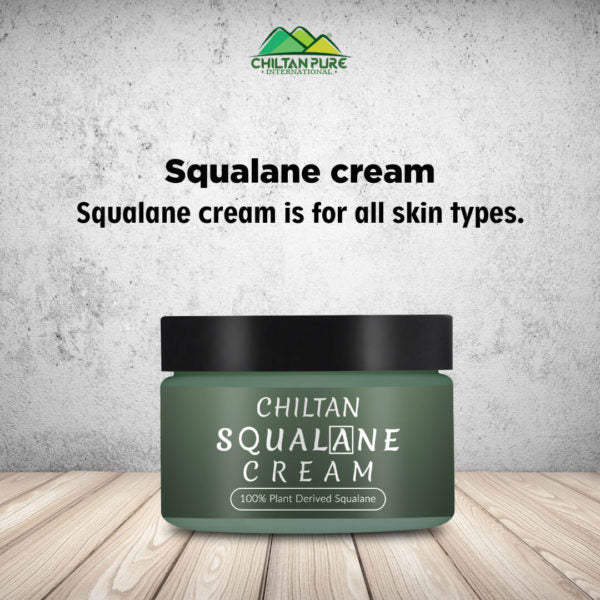 Squalane Cream – Hydrated skin looks better, 100% pure Plant-Derived Squalane Cream - ChiltanPure