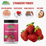 Strawberry Powder – Naturally Enhanced Sweet Flavor, Rich in Calcium, Vitamin K, Potassium & Manganese - ChiltanPure