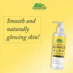 Summer Glow Lotion – Nourishes Skin, Minimize Pores, Illuminates Skin Inside Out & Fades Hyperpigmentation - ChiltanPure