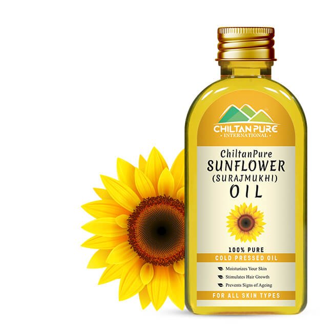 Sunflower Oil – Cold Pressed – Good For Acne Prone Skin - ChiltanPure