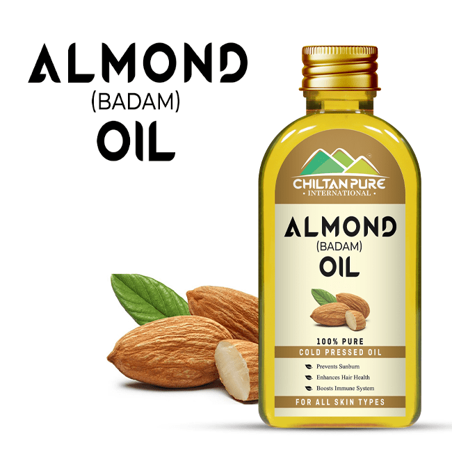 Sweet Almond Oil – Treats Acne, Dark Spots & Damaged Scalp - ChiltanPure