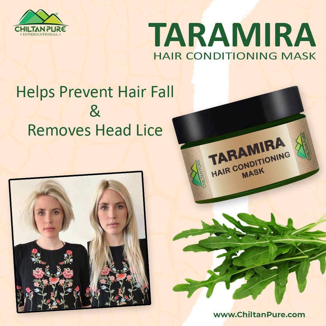Taramira Hair Conditioning Mask – Anti-Inflammatory & Anti-Microbial, Natural Hair Treatment For Lice & Dandruff - ChiltanPure
