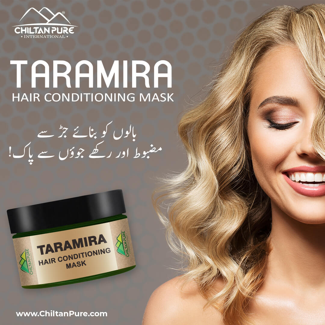 Taramira Hair Conditioning Mask – Anti-Inflammatory & Anti-Microbial, Natural Hair Treatment For Lice & Dandruff - ChiltanPure