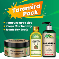 Taramira Pack - Fights Lice, Anti-Fungal & Deeply Conditions the Hair - ChiltanPure