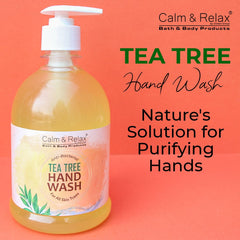 Tea Tree Hand Wash - Fights Bacteria, Removes Dirt & Impurities from Hands - ChiltanPure