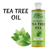 Tea Tree Oil - Used for skin &amp; nails, reduces redness, swelling &amp; Soothes skin 100% pure organic [Infused] - ChiltanPure