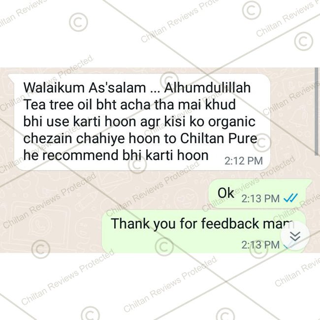 Tea Tree Oil - Used for skin &amp; nails, reduces redness, swelling &amp; Soothes skin 100% pure organic [Infused] - ChiltanPure