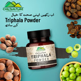 Triphala Powder – Wards off Digestive Problems, Stimulates Hair Growth, Natural Laxative & Aids in Weight Loss - ChiltanPure