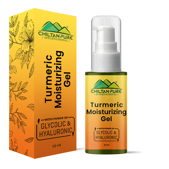 Turmeric Moisturizing Gel – Activated with Hyaluronic, Glycolic Acid & Remove Impurities - ChiltanPure