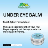 Under Eye Balm (for Men) – Reduce Puffiness, Wrinkles, Dark Circles & Under Eye Bags 20ml - ChiltanPure