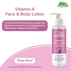 Vitamin-A Lotion - Contains Anti-inflammatory Properties - Helps To Regulate Skin Cells, Reduces Clogged Pores, Stimulates Collagen Production, Reduces The Appearance Of Fine Lines &amp; Wrinkles - ChiltanPure