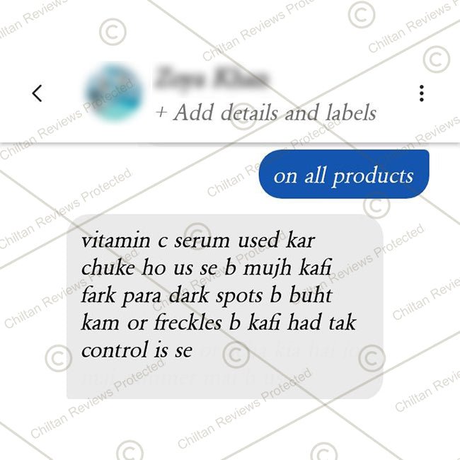 Vitamin C Serum 🍊 for Face -Best for Reducing Wrinkles, lines & Dark Circles also Promotes Shiny and Healthier Skin - ChiltanPure