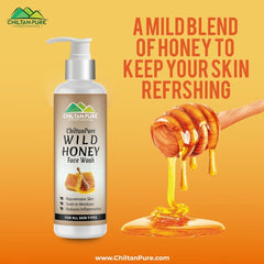 Wild Honey Face Wash – Hydrates Skin, Protects Skin Barrier & Removes Free Radicals - ChiltanPure